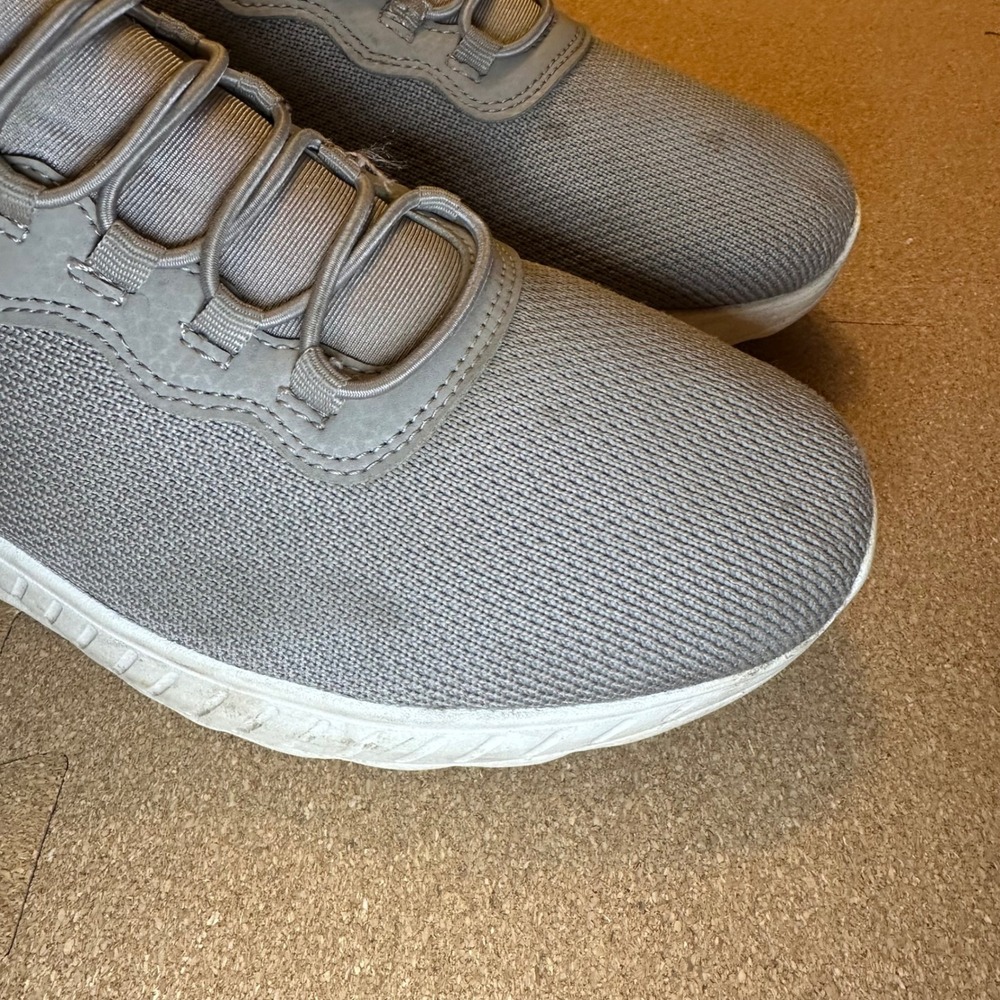 Skechers Bobs Sport Squad‎ Chaos Slip-Ins Taupe Grey Sneakers 117500 Womens 10 - Picture 2 of 11